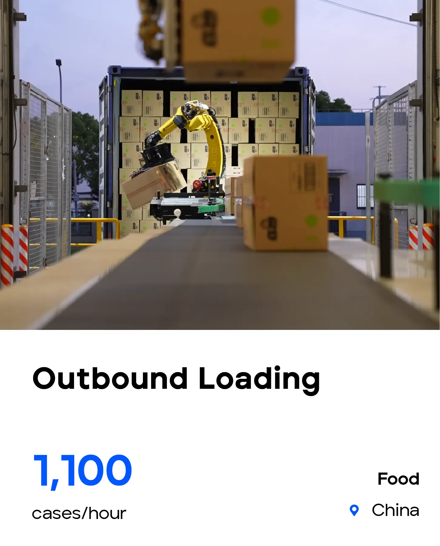 Automated trailer loading at a global food brand
