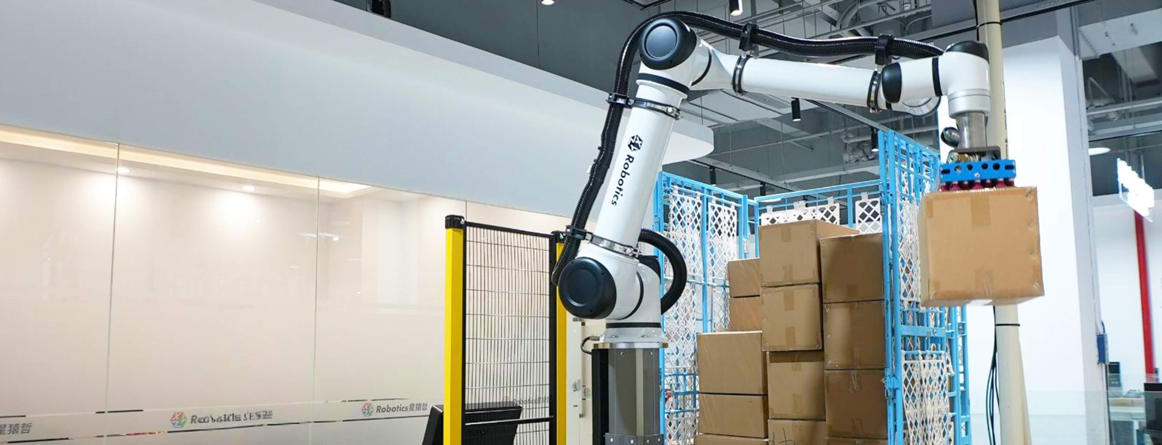 RockyLight Mobile Manipulation Robot automates mixed case palletizing for a major logistics service provider