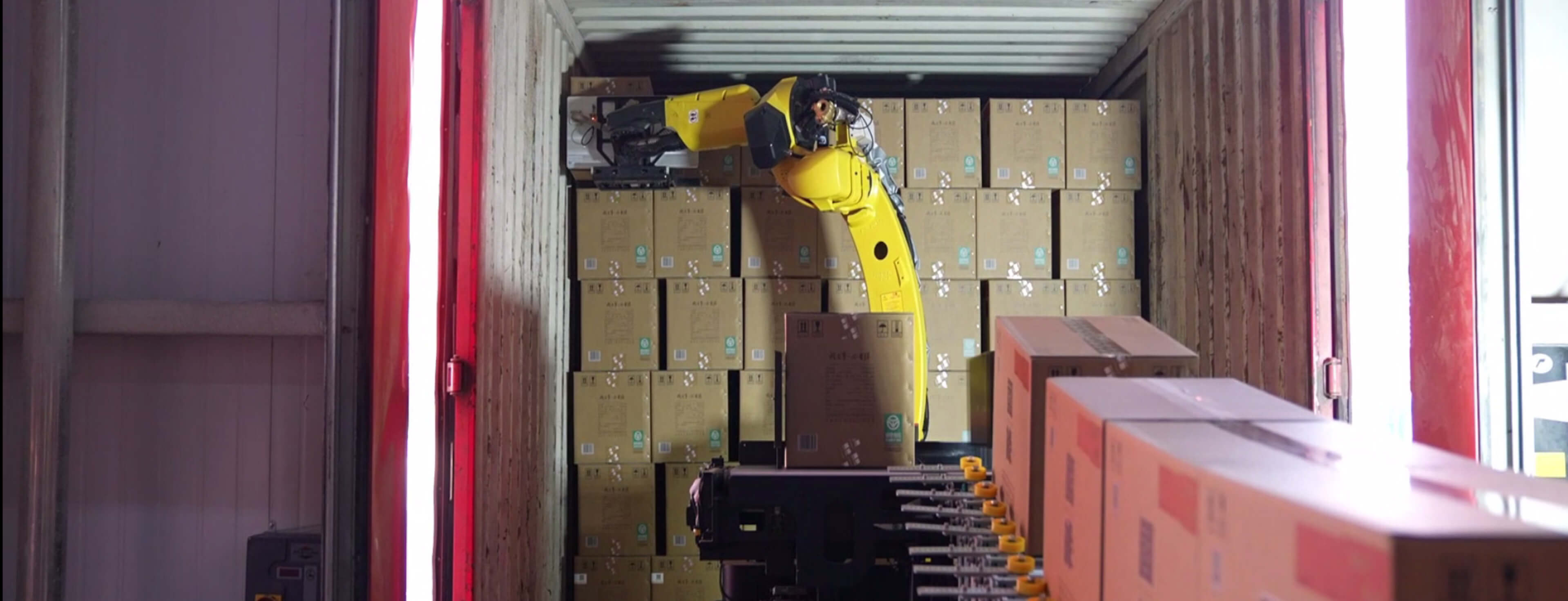 RockyOne Mobile Manipulation Robot automates truck loading for a prominent liquor manufacturer
