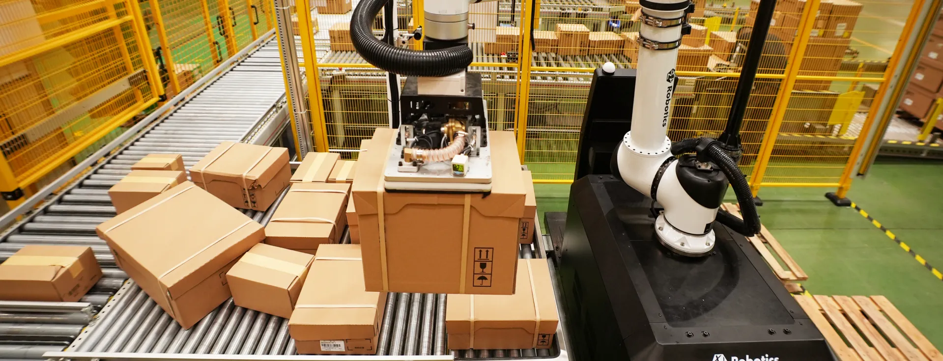 RockyLight Mobile Manipulation Robot automates mixed case palletizing for a top-tier electrical equipment supplier