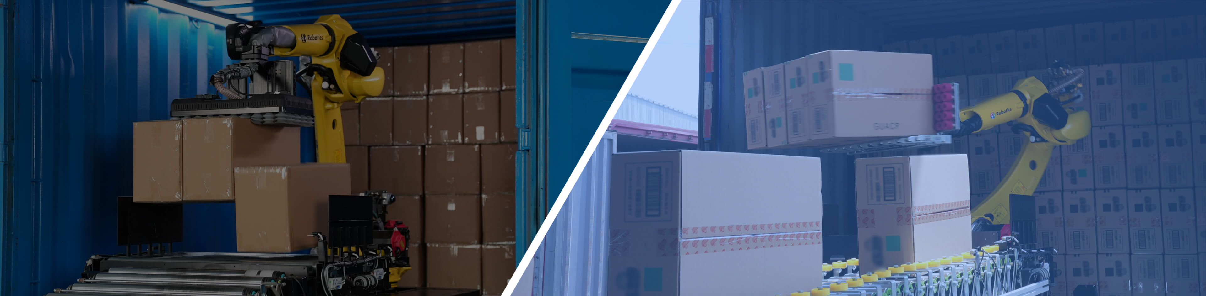 RockyOne sobresale en carga/descarga de camiones, contenedores y remolques para automatización de almacenes