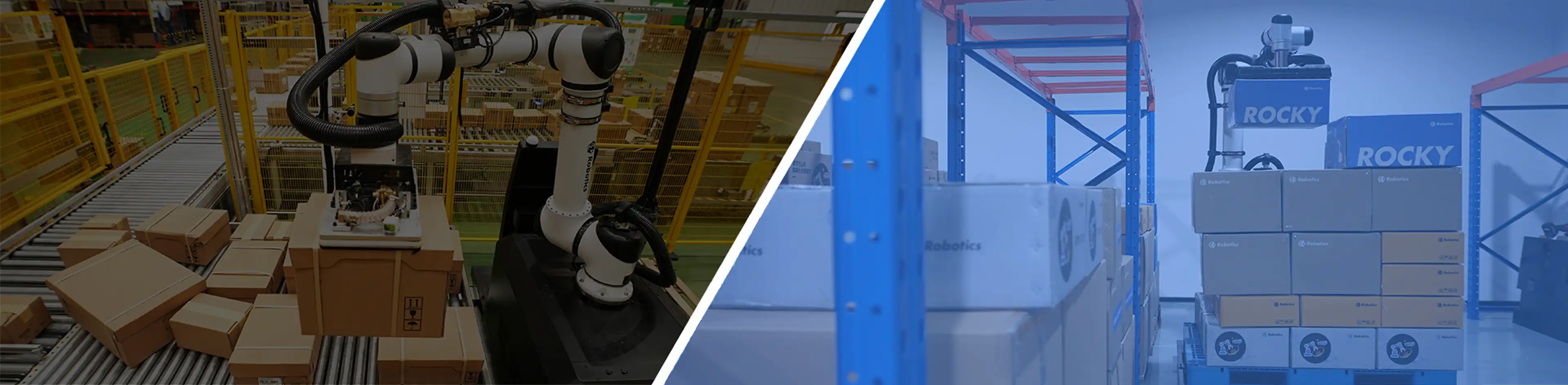 RockyLight eccelle in pallettizzazione mista e prelievo ordini per automazione magazzini